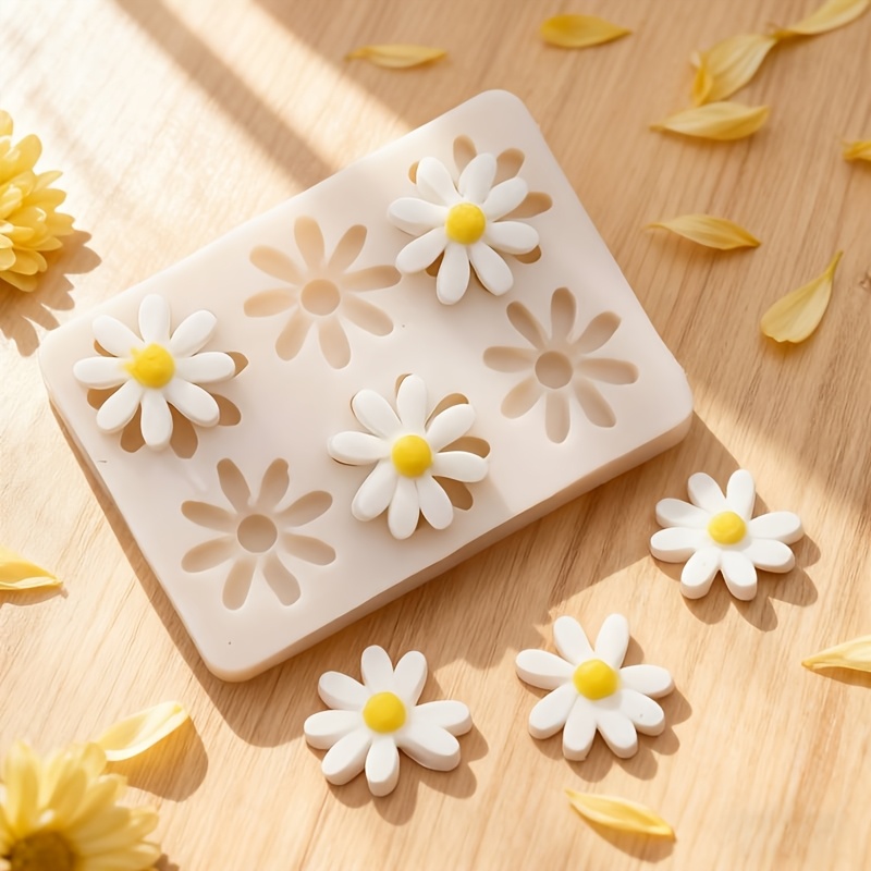 Soap Making Material - Силиконовая форма 3D «Маргаритка-Подсолнух» для мыла,