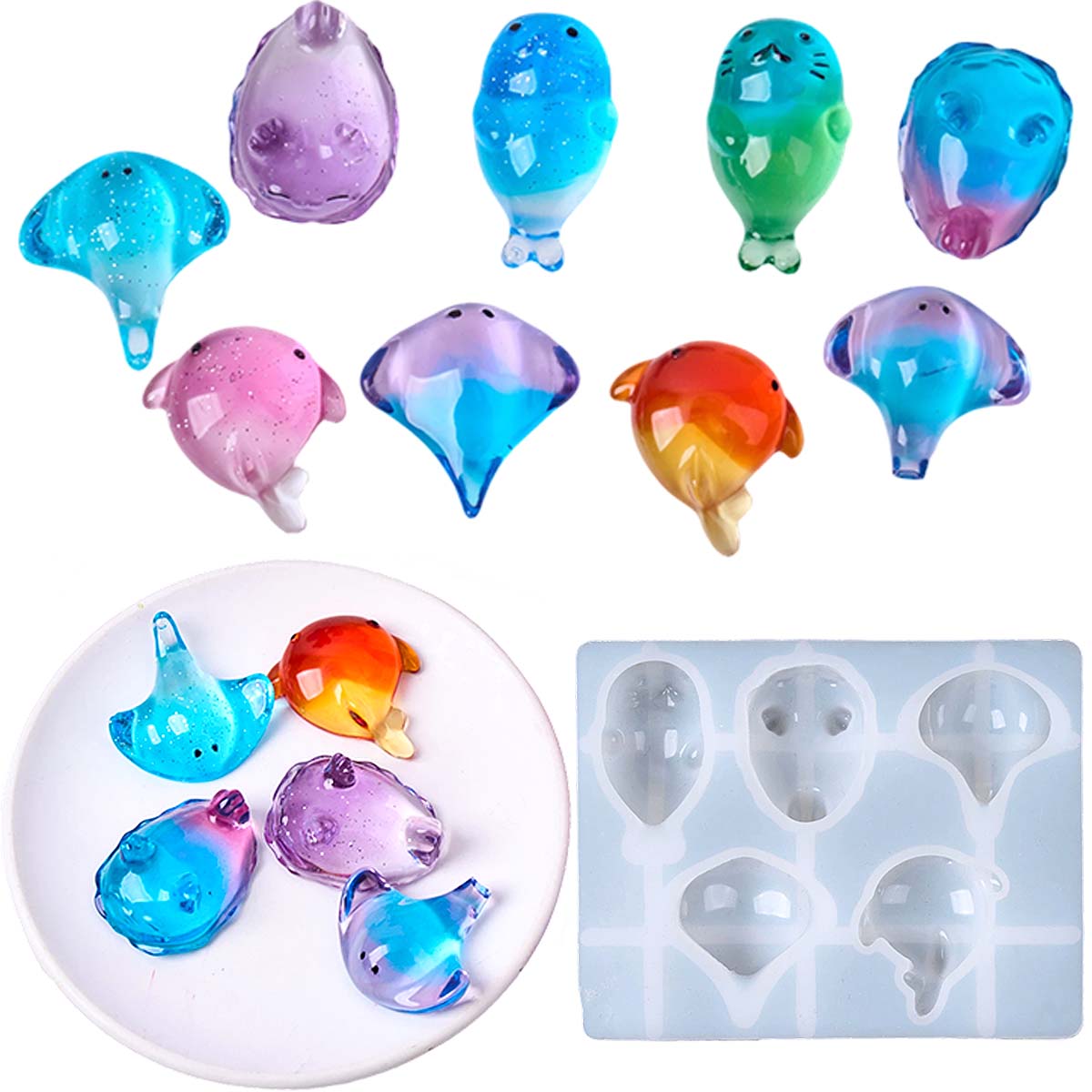 Soap Making Vendors - 3D-форма из силикона «Манта» в стиле