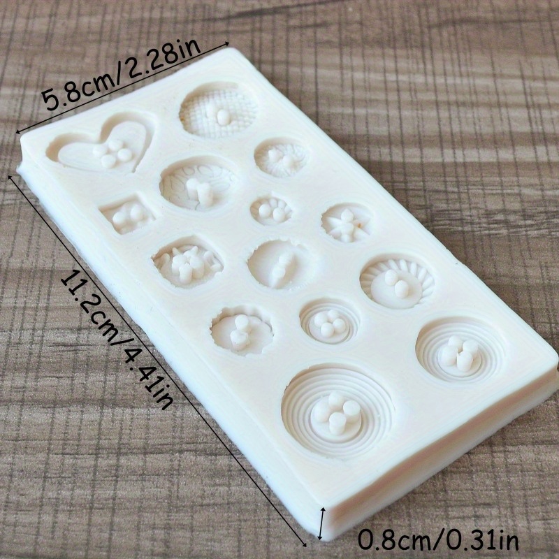 Силиконовая форма для пуговиц, – обзор и цена Soap Making Material