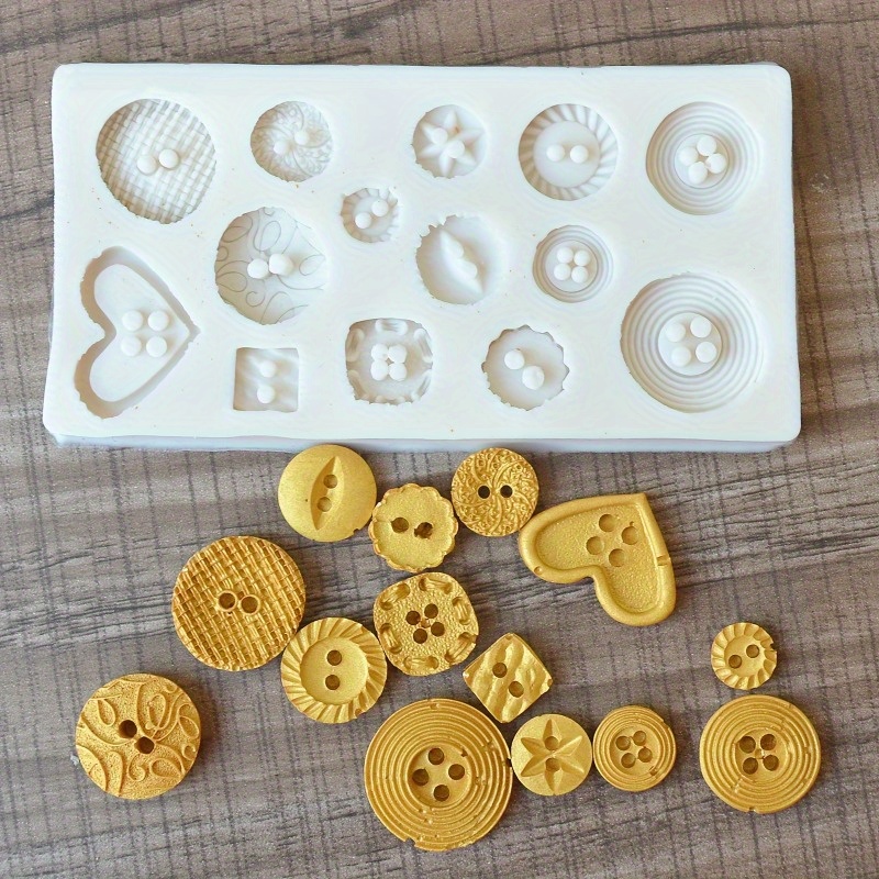 Силиконовая форма для пуговиц, – обзор и цена Soap Making Material