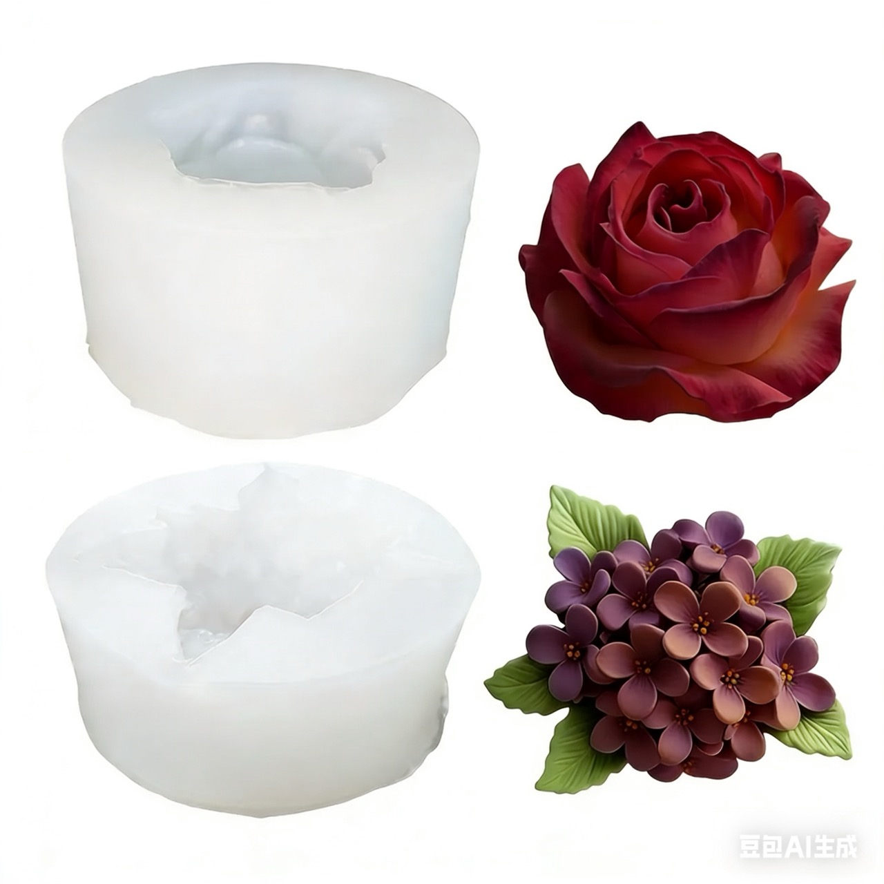 2 шт. 3D силиконовые формы с ц – обзор и цена Soap Making Art